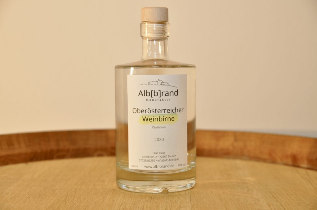 Birnenbrand Oberösterreicher Weinbirne